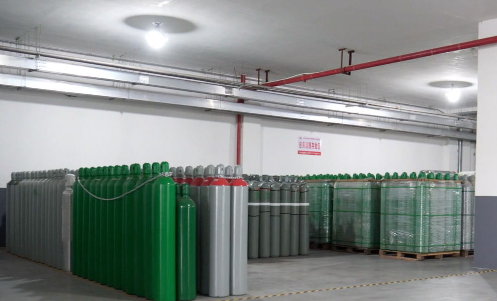Yueyang Kaimeite Electronic Specialty Rare Gases Co., Ltd fabrikant productielijn
